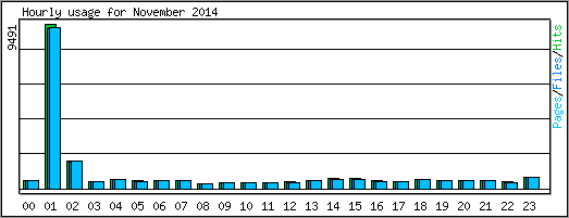 Hourly usage