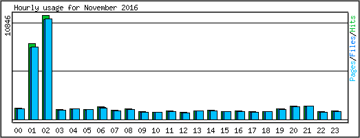 Hourly usage
